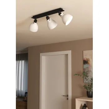 EGLO MATLOCK fekete-szürke spot mennyezeti lámpa (EG-43829) E27 3 izzós IP20