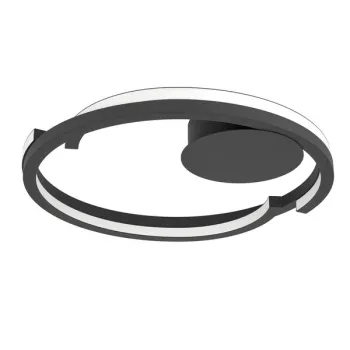 Eglo Mezzomonte fekete LED mennyezeti lámpa (EG-901821) LED 2 izzós IP20