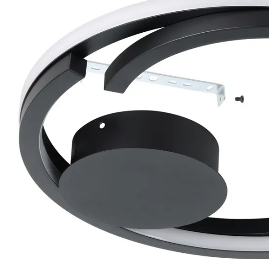 Eglo Mezzomonte fekete LED mennyezeti lámpa (EG-901821) LED 2 izzós IP20