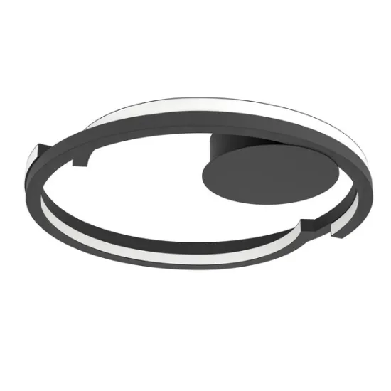 Eglo Mezzomonte fekete LED mennyezeti lámpa (EG-901821) LED 2 izzós IP20