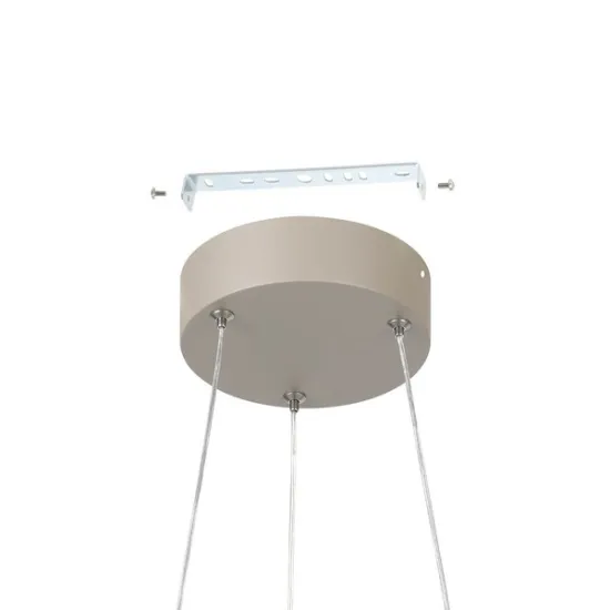 Eglo Mezzomonte homokszínű LED függesztett lámpa (EG-901824) LED 2 izzós IP20