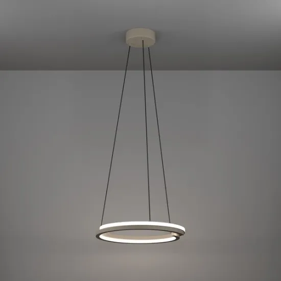 Eglo Mezzomonte homokszínű LED függesztett lámpa (EG-901824) LED 2 izzós IP20
