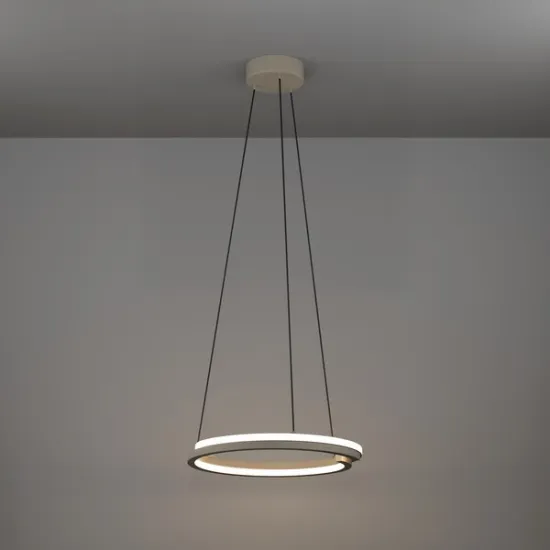 Eglo Mezzomonte homokszínű LED függesztett lámpa (EG-901824) LED 2 izzós IP20