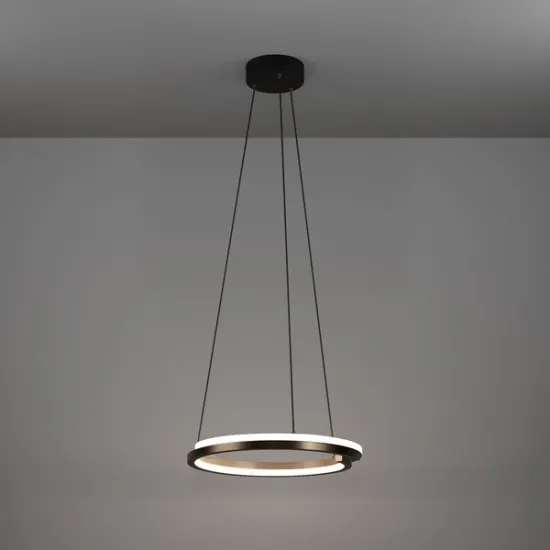 Eglo Mezzomonte bronz LED függesztett lámpa (EG-901826) LED 2 izzós IP20