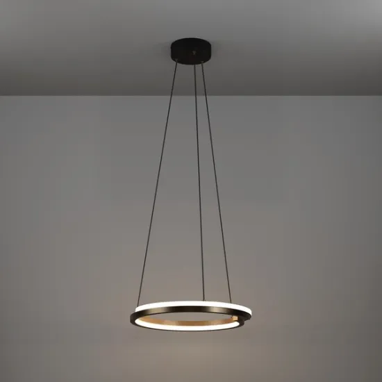 Eglo Mezzomonte bronz LED függesztett lámpa (EG-901826) LED 2 izzós IP20