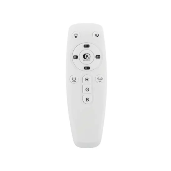 Eglo MILAZZO fehér LED fürdőszobai színváltós távirányítós mennyezeti lámpa (EG-33703) LED 1 izzós IP44