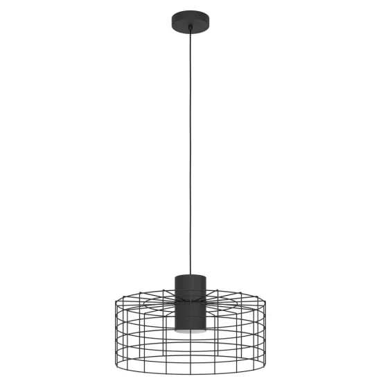 EGLO MILLIGAN fekete függesztett lámpa (EG-43628) E27 1 izzós IP20