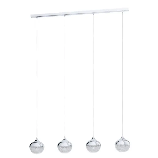 EGLO MIOGLIA 1 króm függesztett lámpa (EG-98628) E14 4 izzós IP20