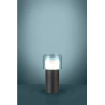 Eglo Molineros fekete-átlátszó asztali lámpa (EG-39728) GU10 1 izzós IP20