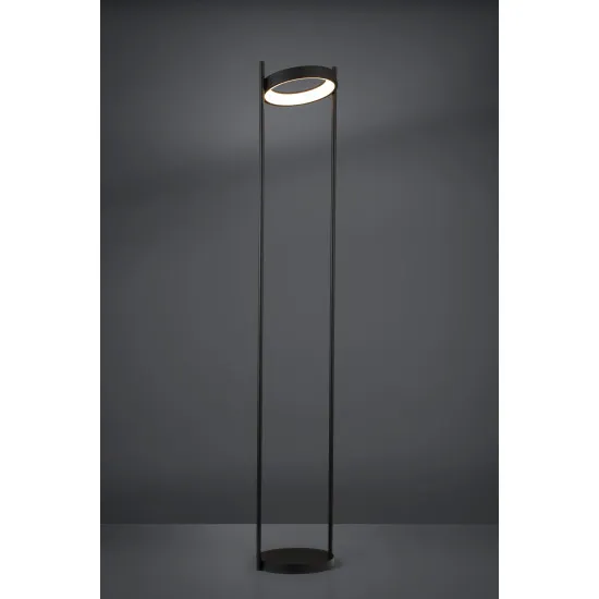 Eglo Montefano fekete LED állólámpa (EG-390022) LED 1 izzós IP20