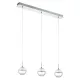 EGLO MONTEFIO 1 króm LED függesztett lámpa (EG-93784) LED 3 izzós IP20