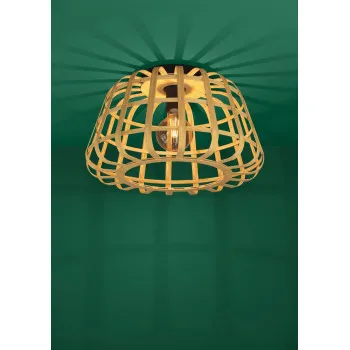 Eglo Montezuelo barna-fekete mennyezeti lámpa (EG-390149) E27 1 izzós IP20