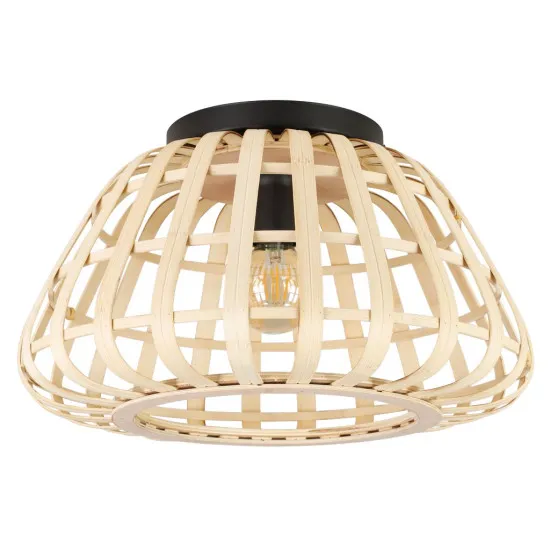 Eglo Montezuelo barna-fekete mennyezeti lámpa (EG-390149) E27 1 izzós IP20