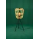 Eglo Montezuelo barna-fekete asztali lámpa (EG-390154) E27 1 izzós IP20
