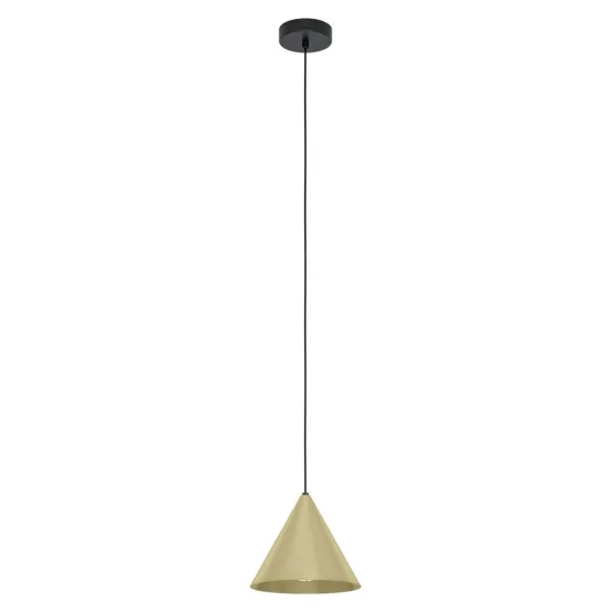 EGLO NARICES fekete-arany függesztett lámpa (EG-99591) E27 1 izzós IP20