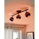 EGLO NOCITO fekete - arany LED spot lámpa (EG-95484) GU10 3 izzós IP20