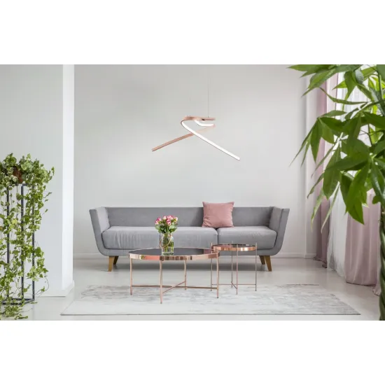 EGLO PALOZZA vörös arany-fehér LED függesztett lámpa (EG-97362) LED 1 izzós IP20