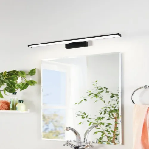 EGLO PANDELLA 1 fekete - fehér fürdőszobai LED tükörvilágító (EG-98908) LED 1 izzós IP44