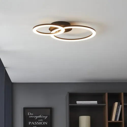 EGLO PARRAPOS-Z fekete LED mennyezeti lámpa (EG-900322) LED 1 izzós IP20