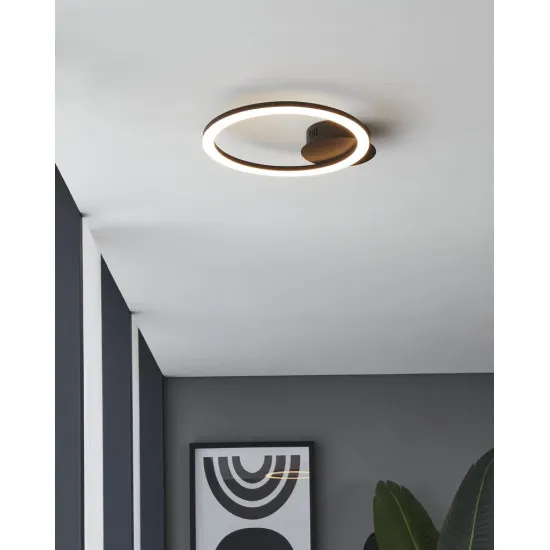 EGLO PARRAPOS-Z fekete LED mennyezeti lámpa (EG-900323) LED 1 izzós IP20