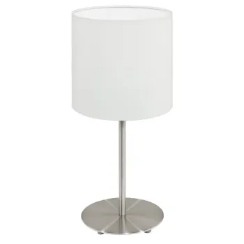 EGLO PASTERI matt nikkel - fehér LED asztali lámpa (EG-95725) E14 1 izzós IP20