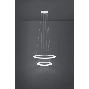 Eglo Penaforte fehér LED függesztett lámpa (EG-39273) LED 2 izzós IP20