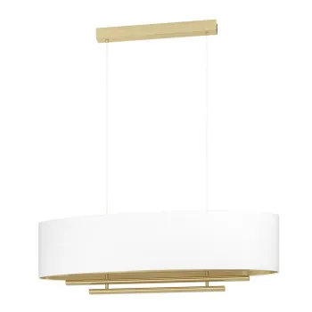 Eglo Pinetara sárgaréz-szürke függesztett lámpa (EG-390182) E27 4 izzós IP20