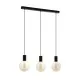 EGLO POZUETA fekete függesztett lámpa (EG-98662) E27 3 izzós IP20