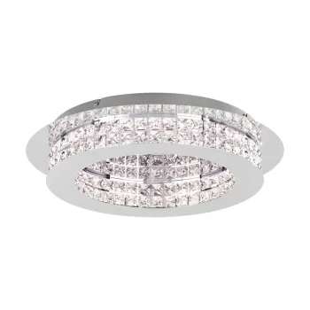 Eglo Principe króm-átlátszó LED mennyezeti lámpa (EG-39401) LED 10 izzós IP20