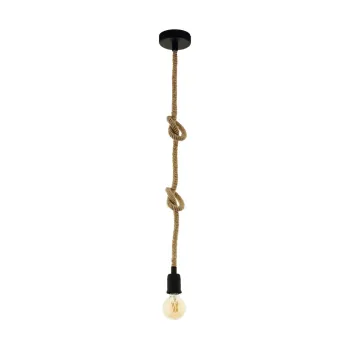EGLO RAMPSIDE  fekete-barna függesztett lámpa (EG-43256) E27 1 izzós IP20 EGLO RAMPSIDE  fekete-barna függesztett lámpa (EG-43256) E27 1 izzós IP20