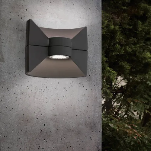 Eglo Redondo antracit LED kültéri fali lámpa (EG-93368) LED 2 izzós IP44