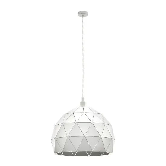 EGLO ROCCAFORTE fehér függesztett lámpa (EG-97855) E27 1 izzós IP20