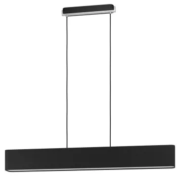 Eglo Savazza fekete-ezüst függesztett lámpa (EG-39967) E27 4 izzós IP20