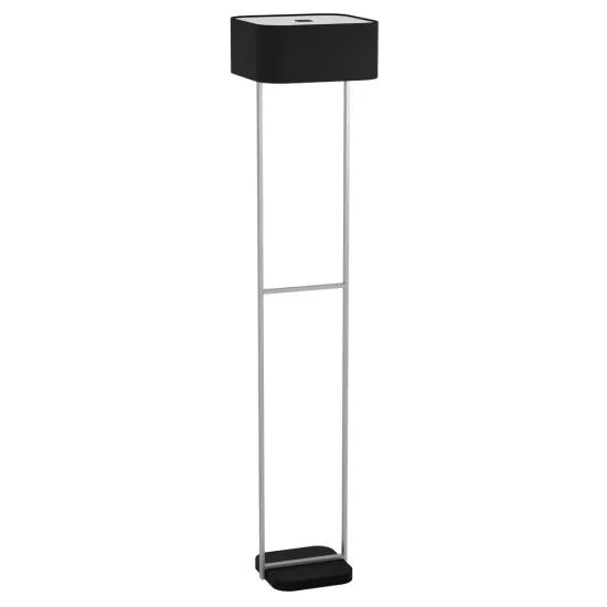 Eglo Savazza fekete-ezüst állólámpa (EG-39971) E27 2 izzós IP20