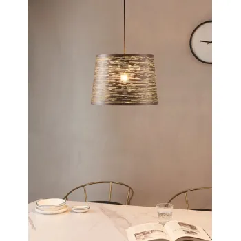 EGLO SEGEZIA mokkaszínek-mokka-arany függesztett lámpa (EG-99439) E27 1 izzós IP20