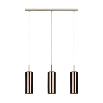 EGLO SELVINO matt nikkel-arany függesztett lámpa (EG-98699) E27 3 izzós IP20