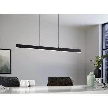EGLO SIMOLARIS-Z fekete LED függesztett lámpa (EG-99603) LED 1 izzós IP20