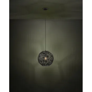 Eglo Skoura 1 fekete függesztett lámpa (EG-39618) E27 1 izzós IP20