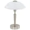 EGLO SOLO matt nikkel - fehér asztali lámpa (EG-91238) E14 1 izzós IP20