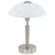 EGLO SOLO matt nikkel - fehér asztali lámpa (EG-91238) E14 1 izzós IP20
