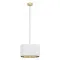 Eglo Tamaresco fehér-sárgaréz függesztett lámpa (EG-39765) E27 1 izzós IP20