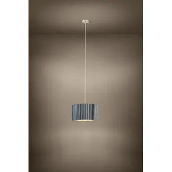 Eglo Tamaresco szürke-nikkel függesztett lámpa (EG-39774) E27 1 izzós IP20