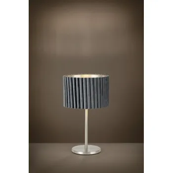 Eglo Tamaresco szürke-nikkel asztali lámpa (EG-39775) E27 1 izzós IP20