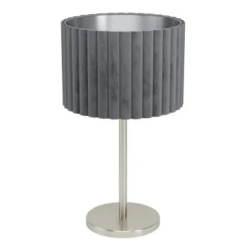 Eglo Tamaresco szürke-nikkel asztali lámpa (EG-39775) E27 1 izzós IP20