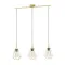 EGLO TARBES sárgaréz függesztett lámpa (EG-43682) E27 3 izzós IP20