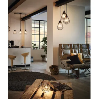 Eglo TARBES fekete asztali lámpa (EG-94192) E27 1 izzós