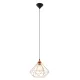 EGLO TARBES fekete-vörösréz függesztett lámpa (EG-94194) E27 1 izzós IP20