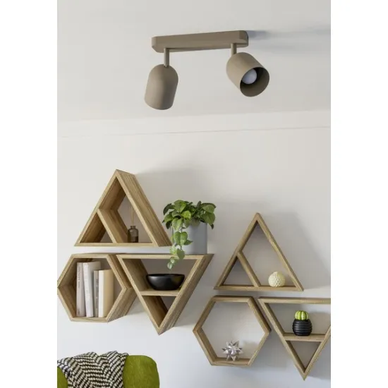 Eglo Tilston homokszínű mennyezeti spotlámpa (EG-44162) E14 2 izzós IP20