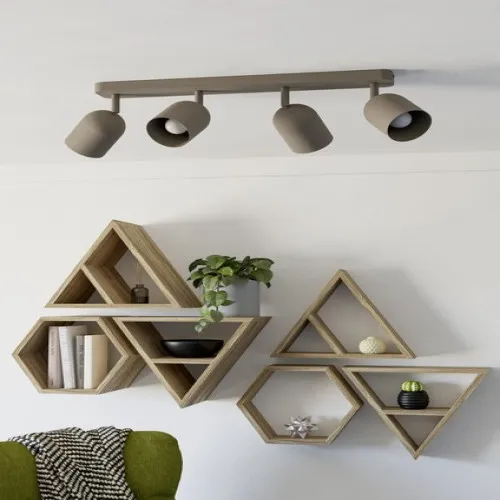 Eglo Tilston homokszínű mennyezeti spotlámpa (EG-44164) E14 4 izzós IP20