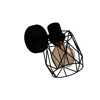 Eglo Tossino fekete fali lámpa (EG-390042) E27 1 izzós IP20